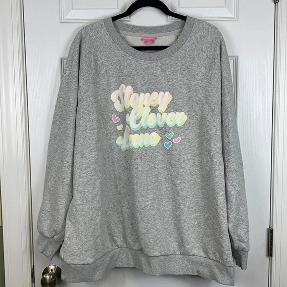 Stoney Clover Lane Tops - Stoney Clover Lane x Target gray sweatshirt sz 2X